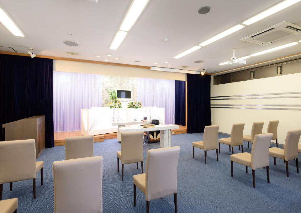 東近江市にあるクリスタルホール能登川 家族葬に使える斎場